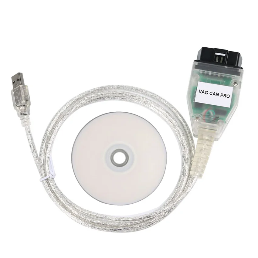 Для AUDI/для V-W для VAG CAN PRO Кабель V5.5.1 с FTDI FT245RL+ чип ATMEGA162 OBD2 автомобильный диагностический кабель без usb-ключа