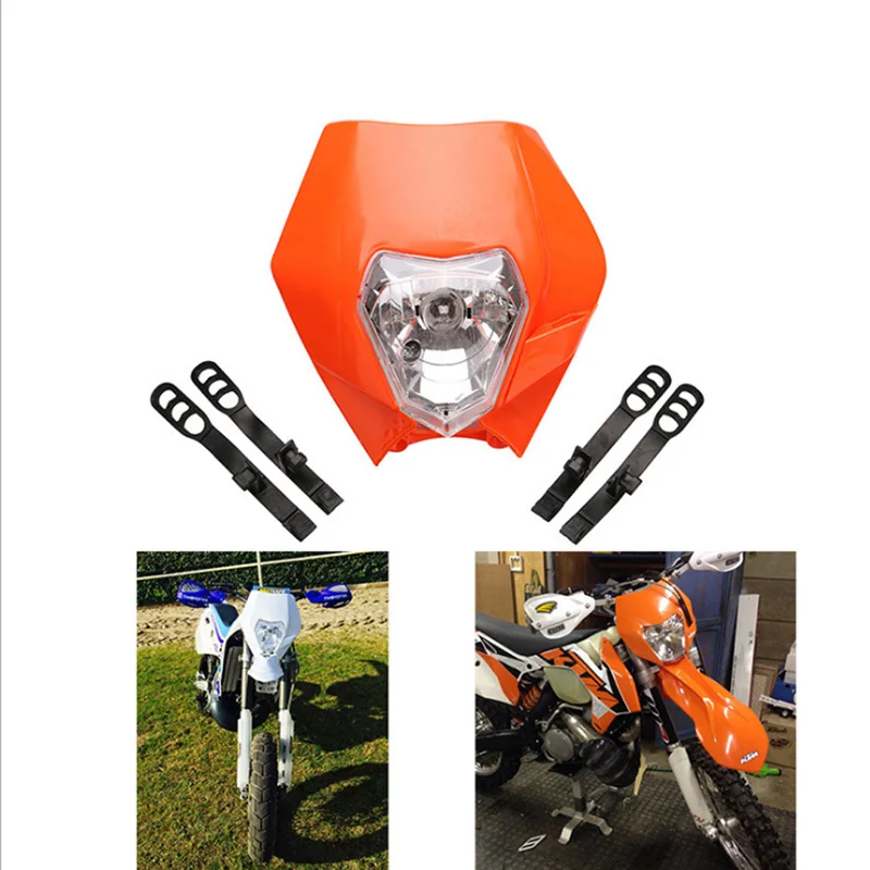 12V 35W мотоцикл для KTM головной светильник мотокросса Dirt Bike Двойной спортивный