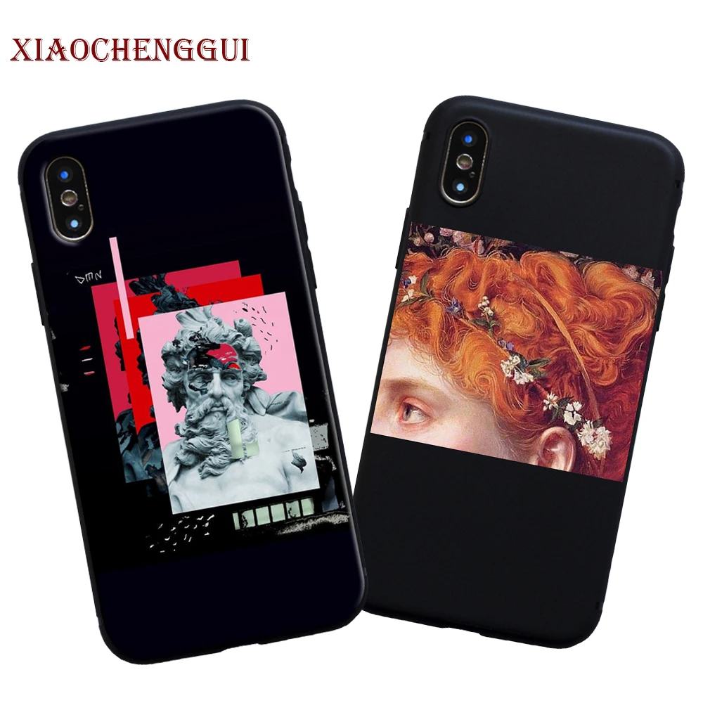 Чехол для iphone x xs картина маслом искусство большой Рисунок Новое поступление