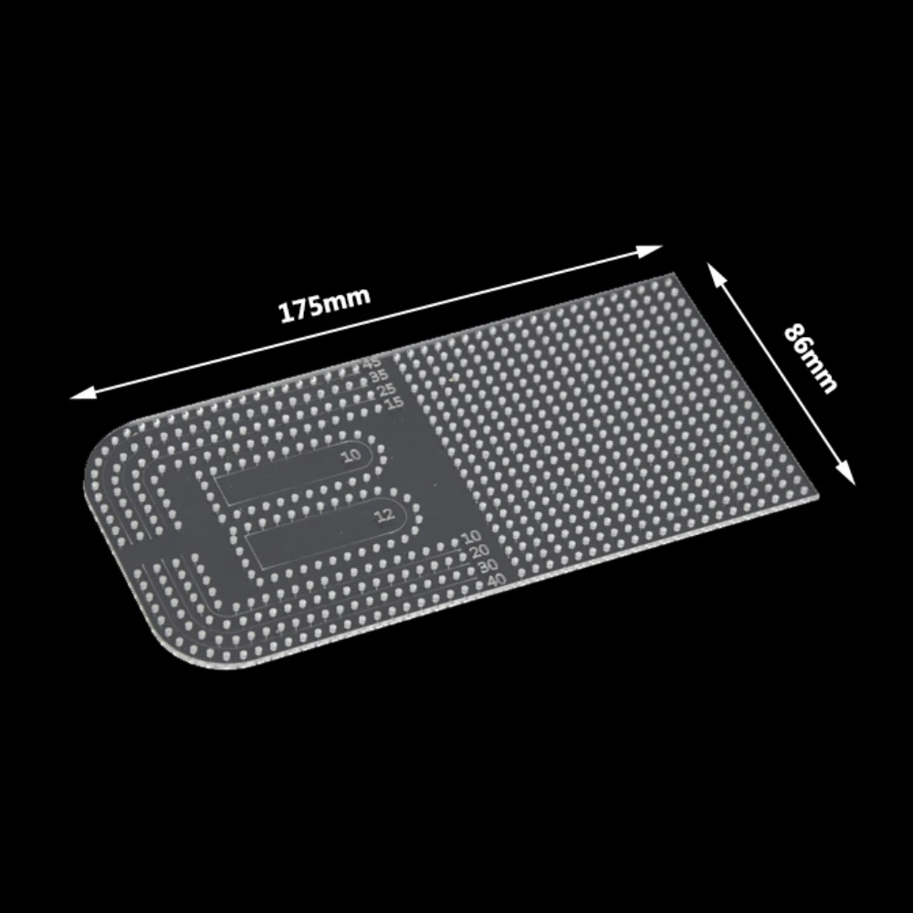 1 шт. многофункциональный шаблон для измерения местоположения 17 5x8 6 см | Дом и сад