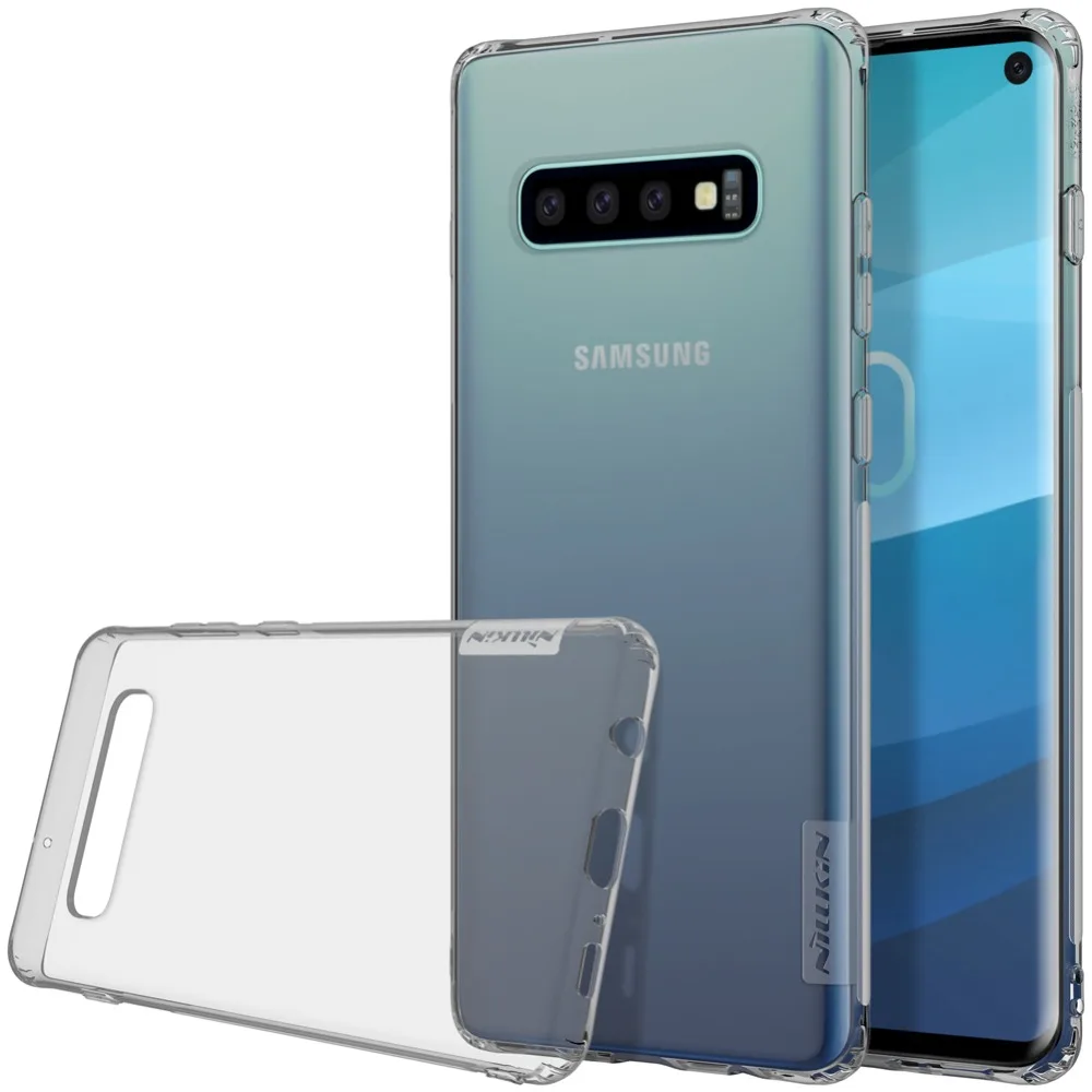Чехол Nillkin силиконовый для Samsung Galaxy S10 прозрачный чехол из тпу с мягкими краями
