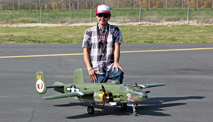 Бомбардировщик модели B25 размер крыльев: 2000 мм PNP RTF|warbird airplane|rc warbirdsrc airplane |