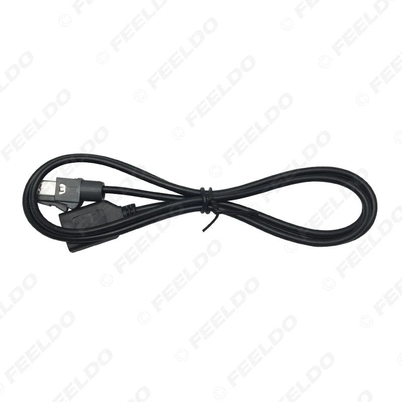 FEELDO 1 шт. автомобильное аудио 4 контактный USB кабель адаптер Женский разъем для Nissan