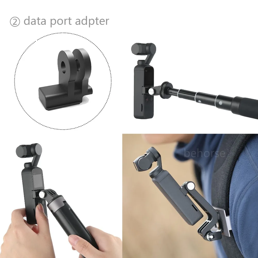 13 типов опционально PGYTECH DJI OSMO Карманный адаптер Держатель клип селфи палка штатив Экшн камера Gimbal аксессуары