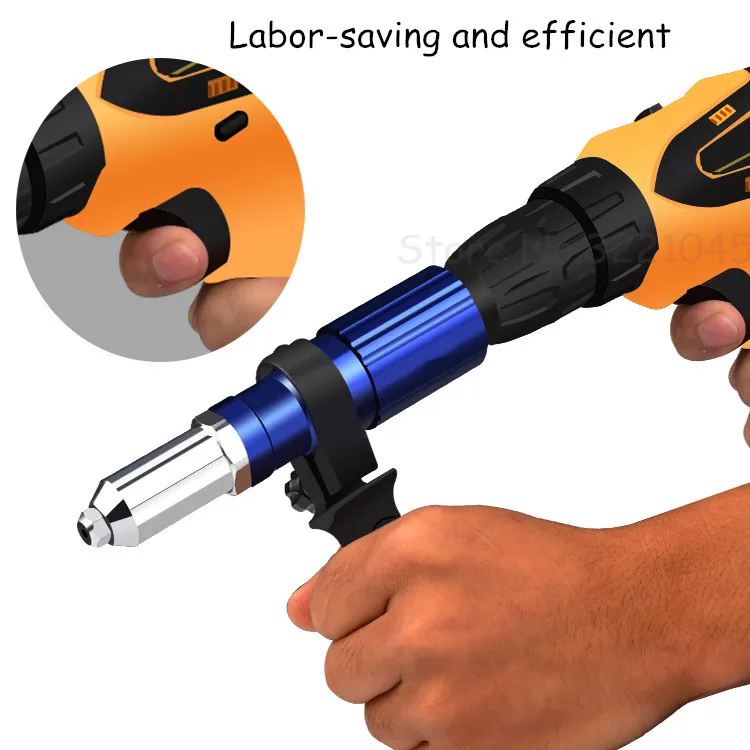 Адаптер для электрического пистолета с заклепками из алюминиевого