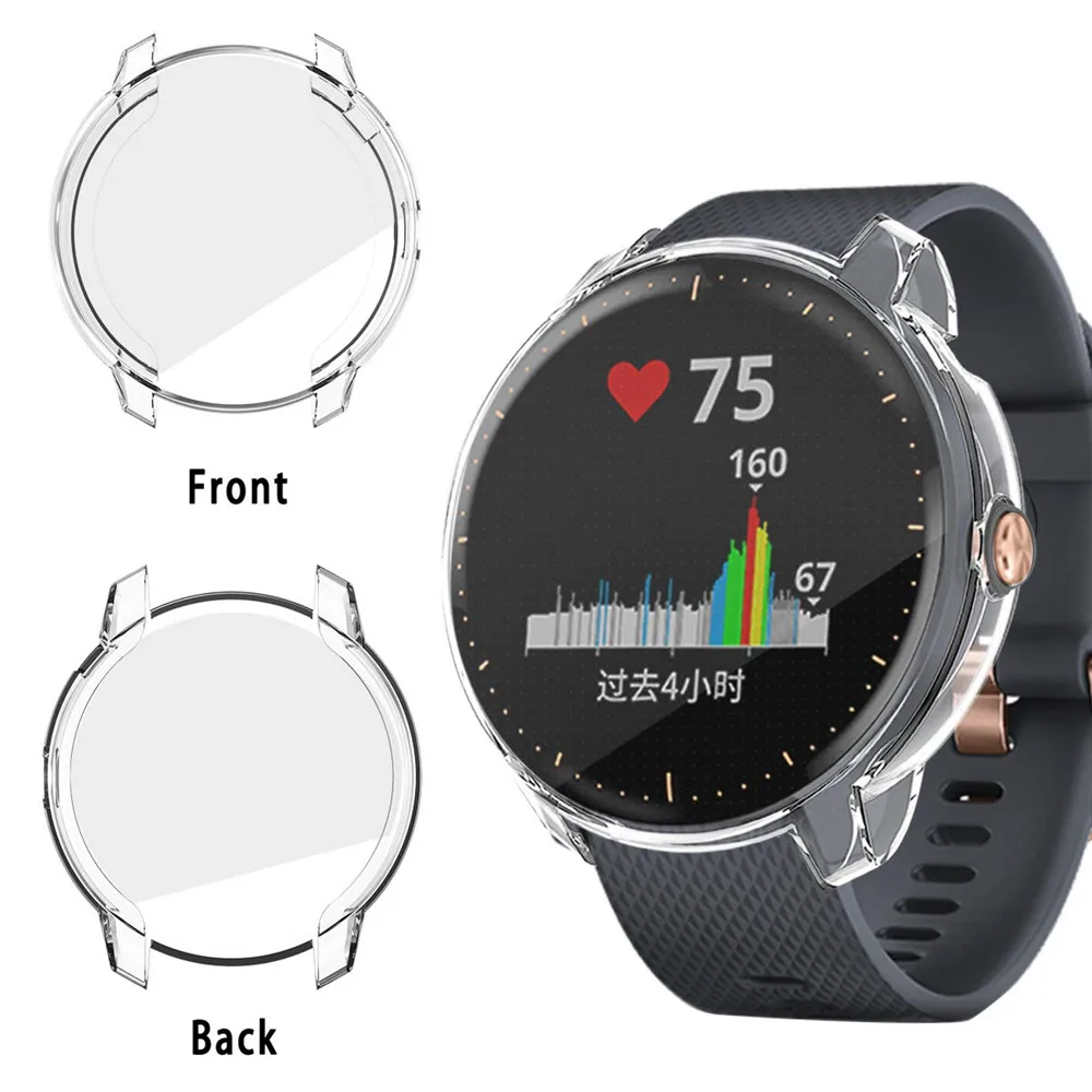 Мягкий защитный чехол из термопластика для Garmin Vivoactive 3 Music Case, водонепроницаемый ударопрочный чехол-бампер, аксессуары