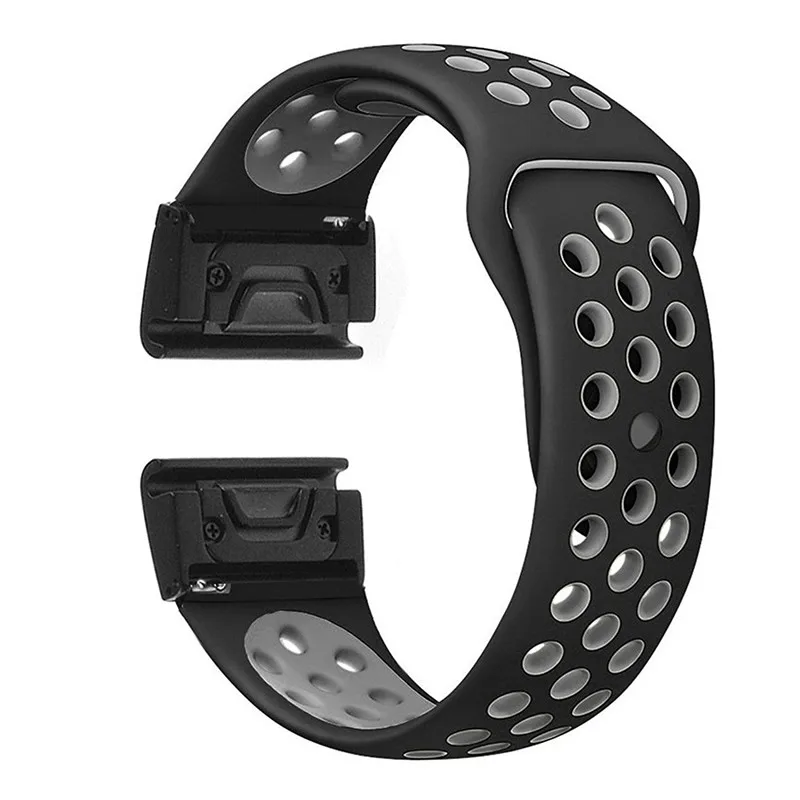 26 мм 22 силиконовые полосы для Garmin Fenix 3/Fenix 3 HR/Fenix 5 5X ремень запястья браслет 935