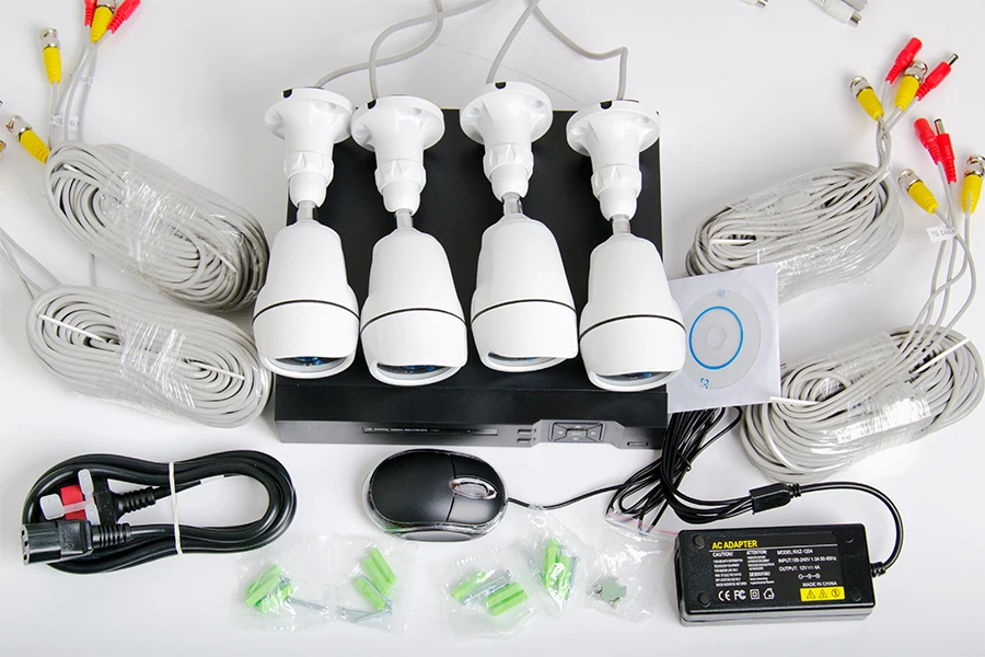HD 8CH 720 P CCTV системы безопасности 8 шт. 1000TVL ИК наружный AHD видео камеры