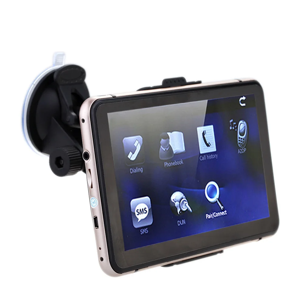 7 &quot сенсорный экран HD портативный GPS навигатор 128 МБ оперативной памяти 4 ГБ