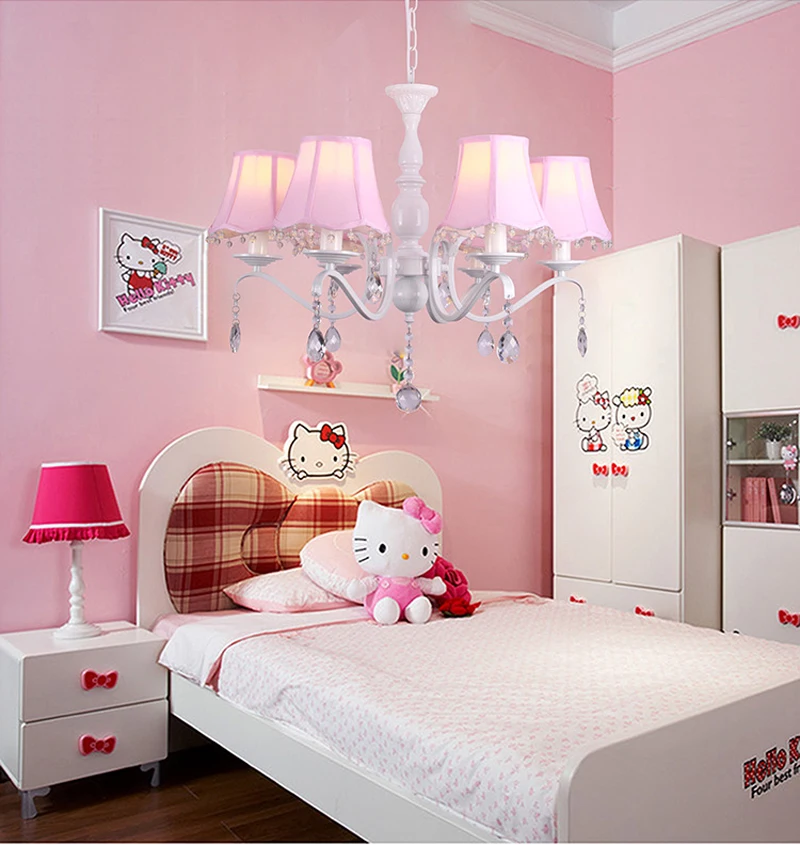 Корейский пасторальный хрустальная люстра простой европейский стиль кованого