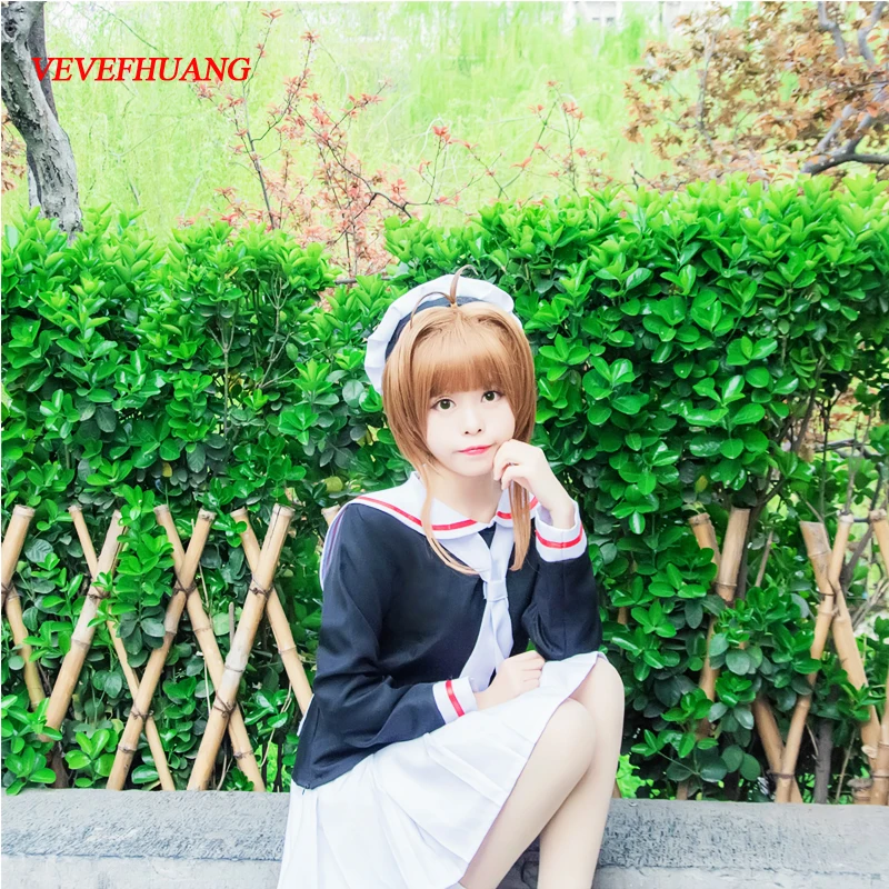 Костюм для косплея VEVEFHAUNG Cardcaptor Sakura Clearcard костюм Kinomoto Tomoyo Daidoji школьная форма