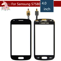 10pcslot for samsung galaxy trend plus duos 2 gt s7580 s7582 7580 7582 lcd touch screen digitizer sensor outer glass lens panel