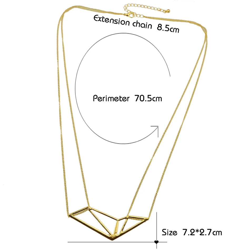 Newindy ювелирной бижутерии рок Стиль золото Цвет серебро черные длинные цепи с