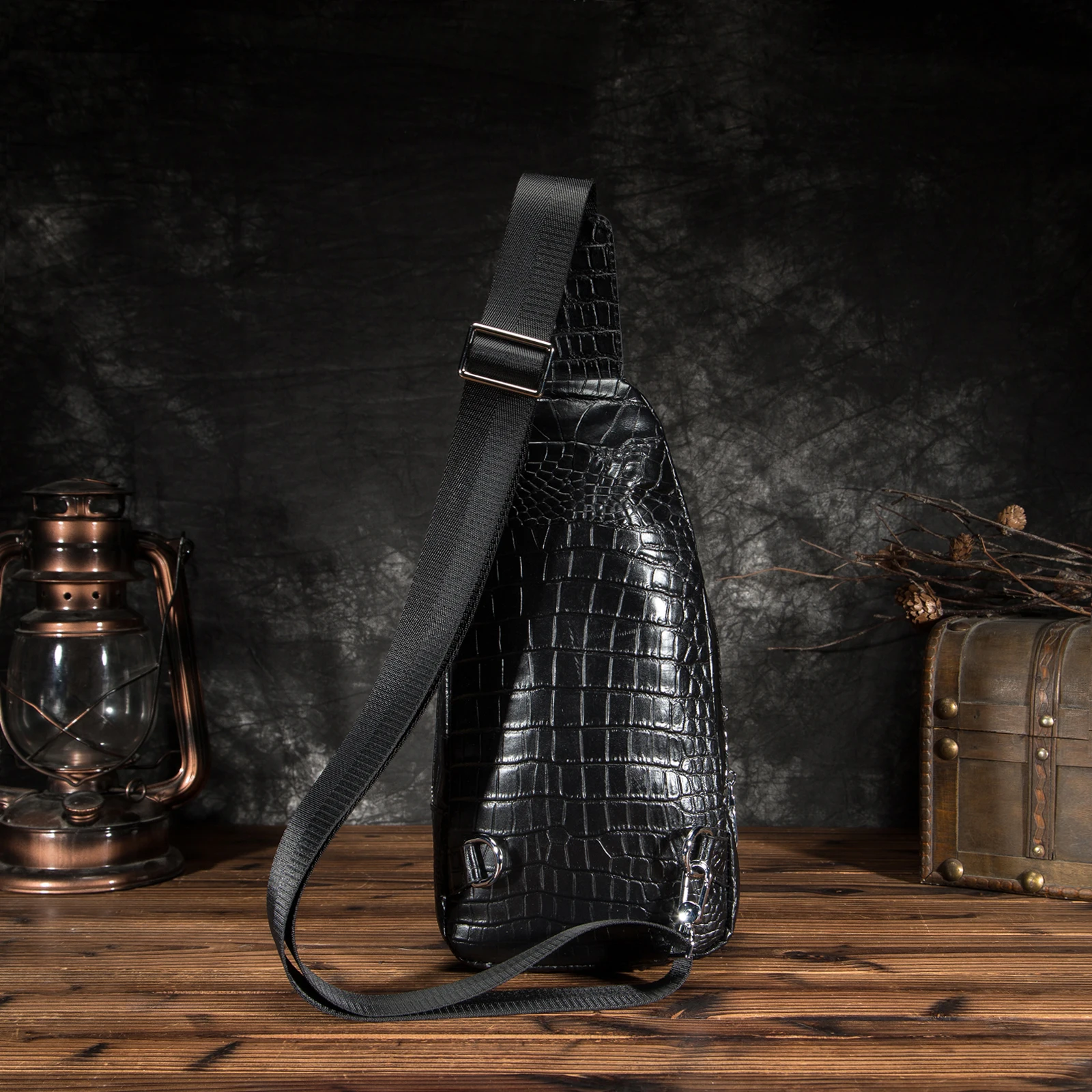 Качественная мужская сумка из натуральной кожи модная через плечо с