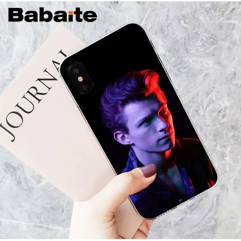 A15 Babaite том Холланд Человек-паук модный крутой мальчик чехол для телефона для iPhone X XS MAX 6 6S 7 7plus 8 8Plus 5 5S XR 10 11 11pro 11promax - Цвет: A15