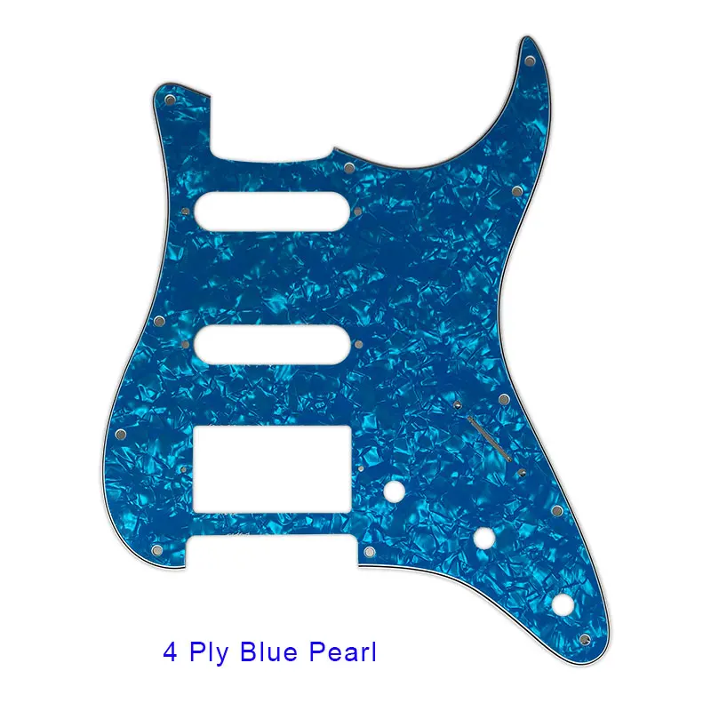 Качественные электрогитары Для США \ Мехико Fd Stratocaster 11 отверстий HSS PAF хамбакер гитара накладка царапина пластина