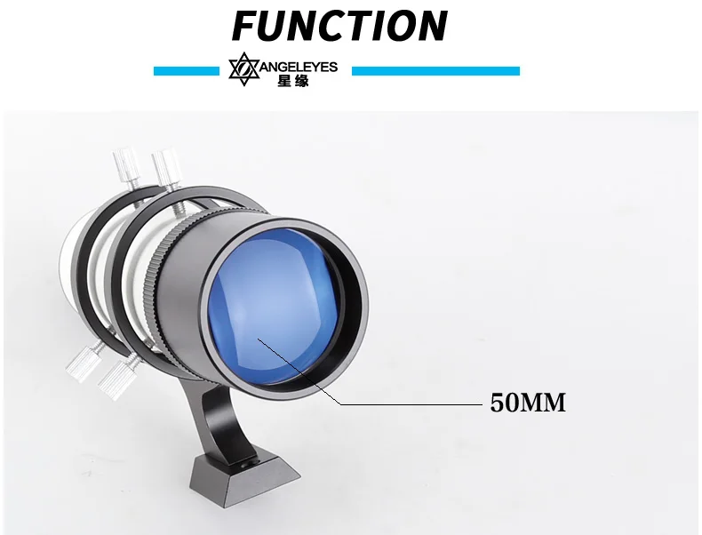 Angeleyes 7x50 Finder Scope 7X Увеличение Finderscope оптические прицелы крест волос сетка телескоп астрономические аксессуары