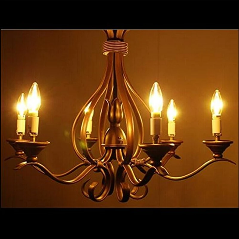 Бесплатная доставка Матовые винтажные Ретро Диммируемые 2 Вт 4 E14 светодиодные