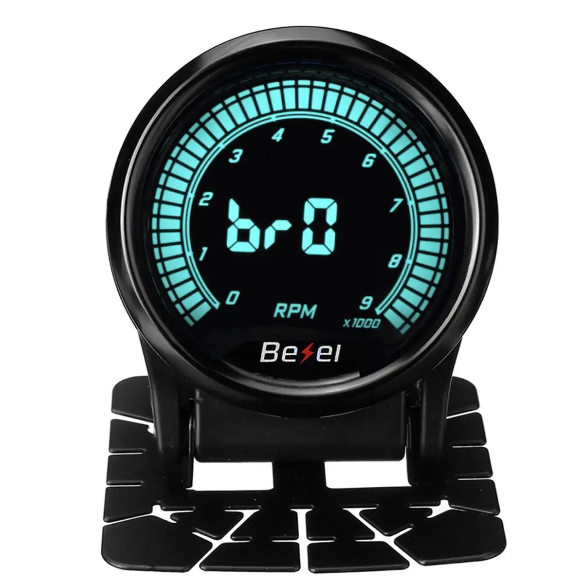 Tachometer Gauge " 52 мм Универсальный Автомобильный Автоматический Датчик светодиода Температура масла воды/Pres вольт Tacho Boost PSI/BAR AFR EGT цифровой светодиодный датчик с держателем манометра - Цвет: Tachometer Gauge