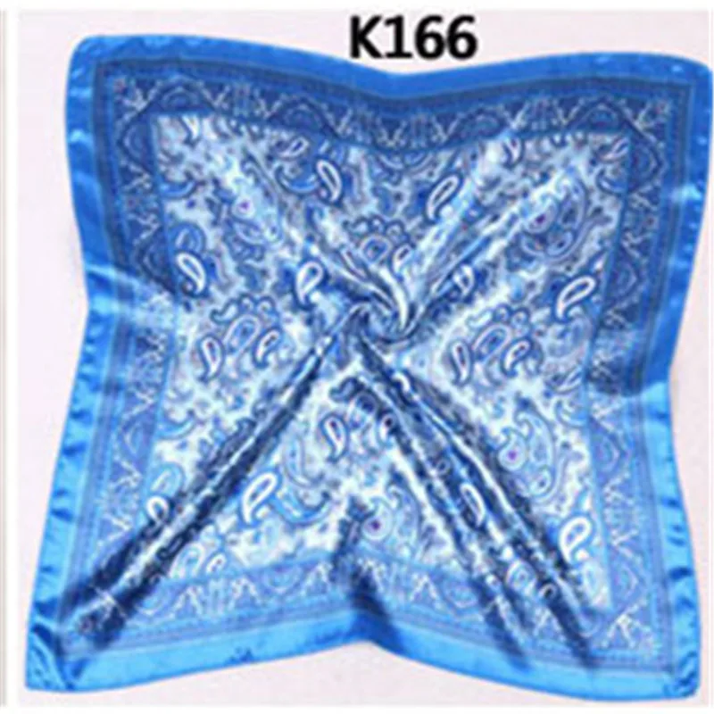 Новая модная женская одежда для работы шелковый шарф с принтом атласный