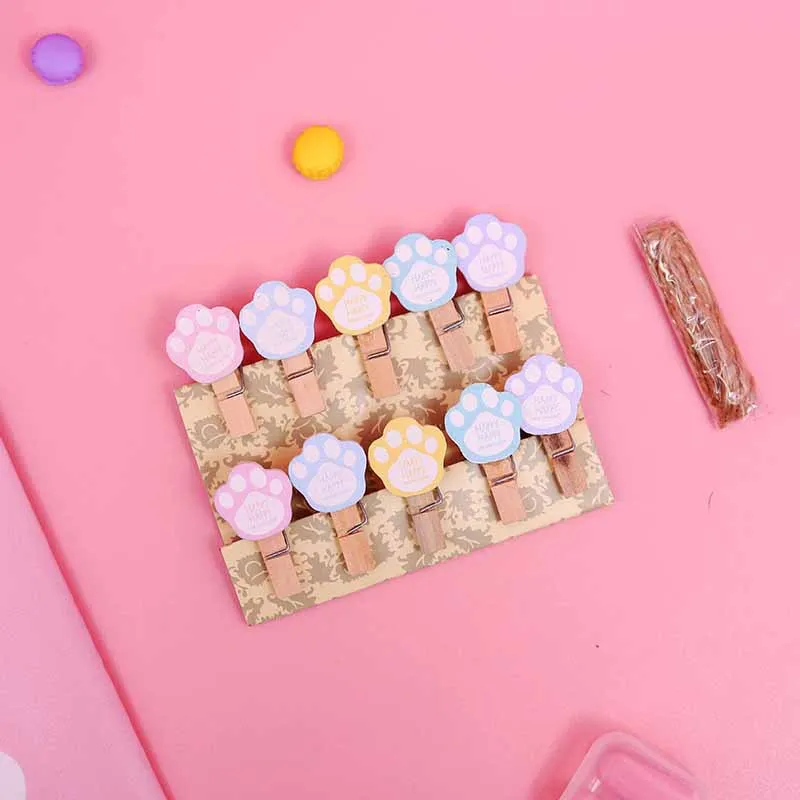 

Деревянные зажимы Kawaii XYDDJYNL 10 шт.