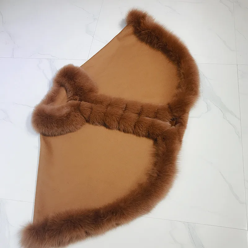 Женские настоящие искусственные кашемировые накидки сезон весна зима теплые