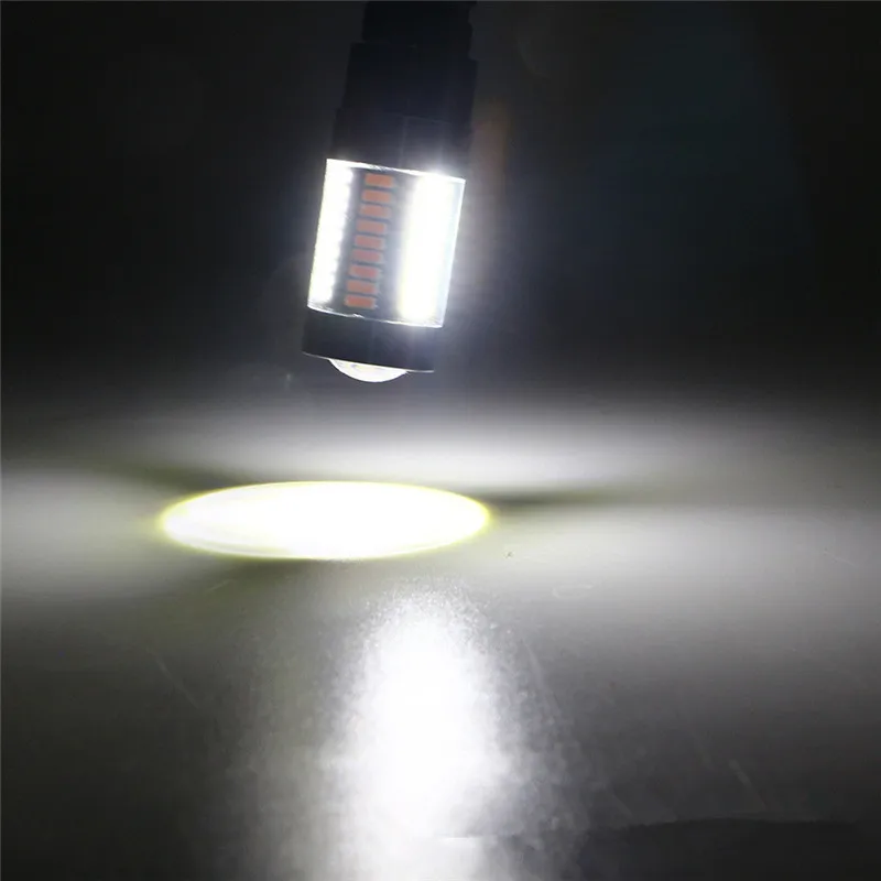 Автомобильные лампы 2 шт./лот 3157/1157 33 Вт SMD4014 990lm 66LED дневные ходовые огни сигнал