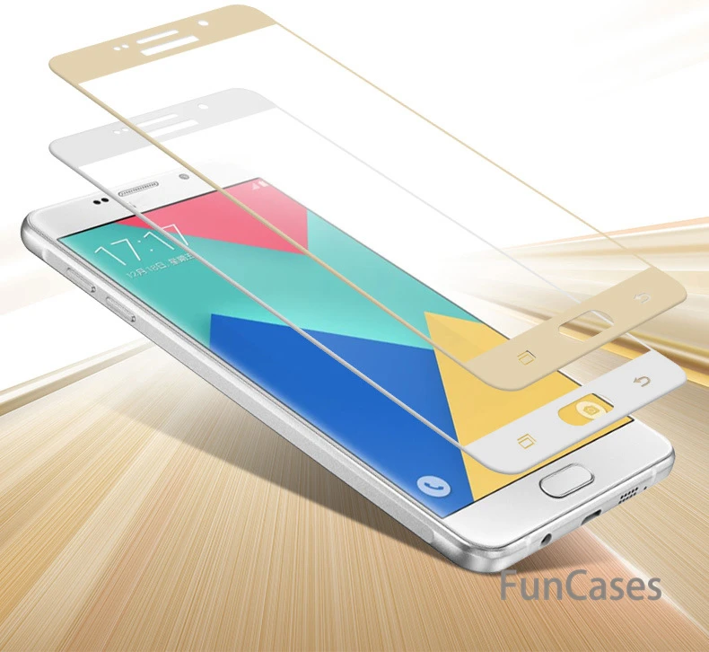 3D полное покрытие закаленное Стекло для Samsung Galaxy A3 A5 A7 2017 J5 J7 Премьер чехол экрана
