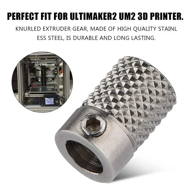 2 шт. из нержавеющей стали с накаткой 3d принтер экструдированный привод механизм