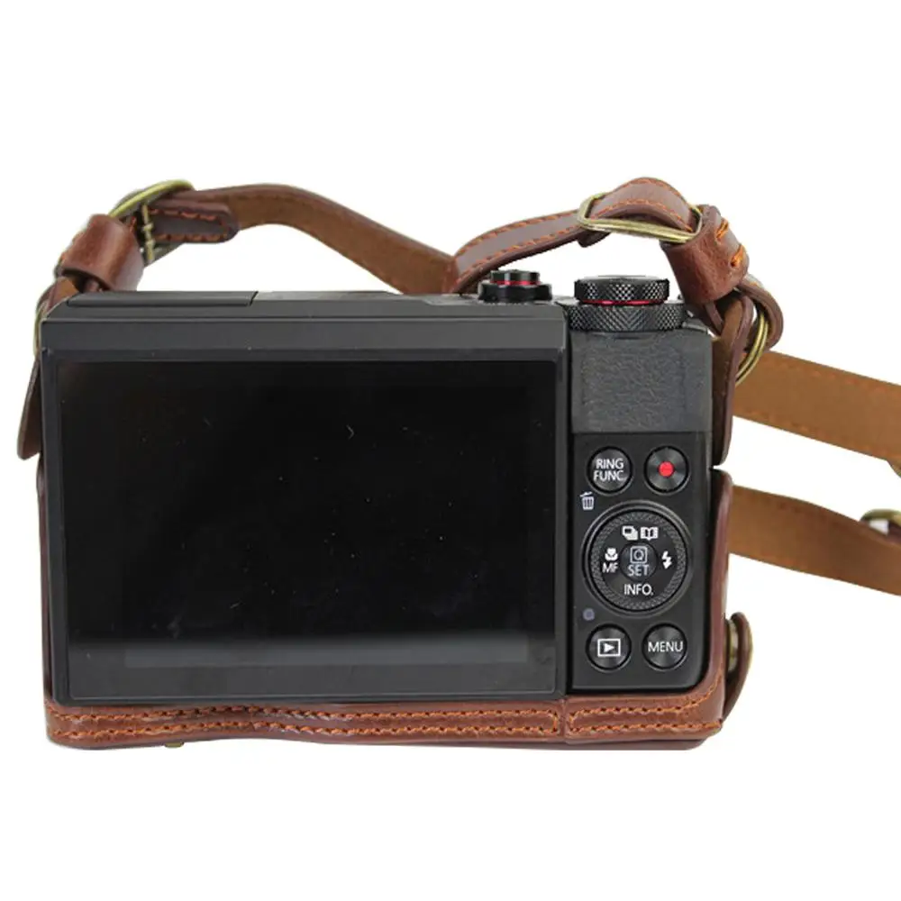 Точный полный корпус Fit pu кожаный чехол для цифровой камеры сумка крышка Canon Powershot