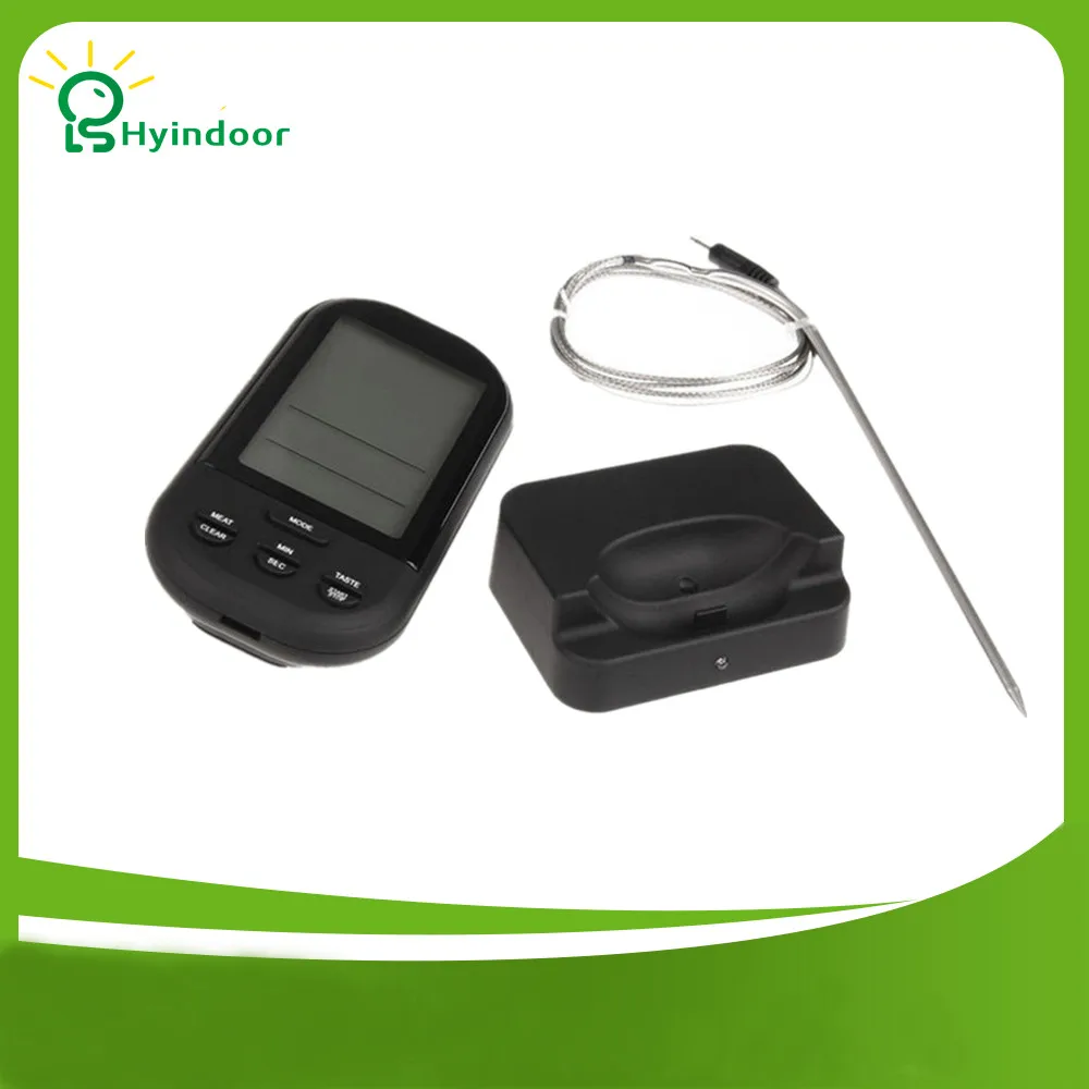 ЖК пульт дистанционного управления беспроводной термометр для барбекю с зондом