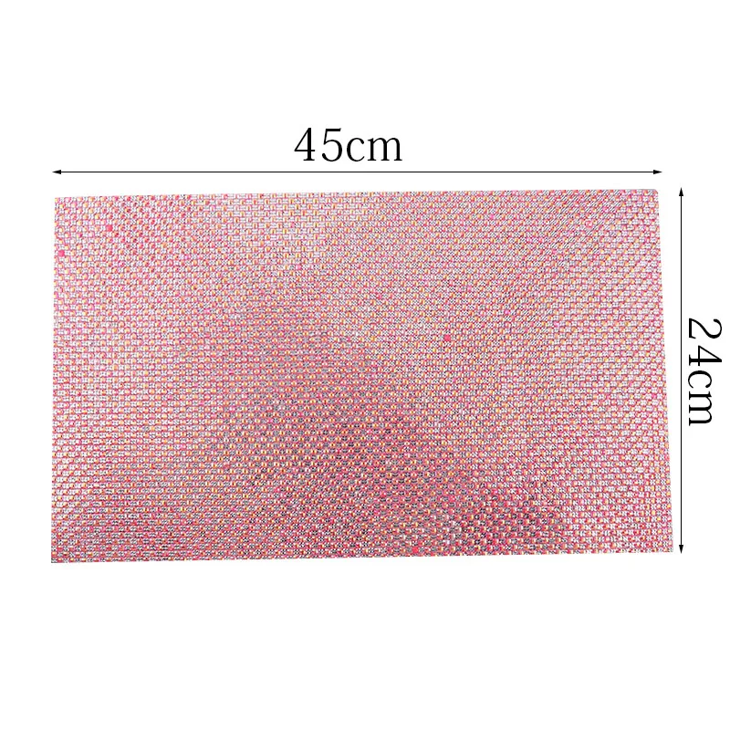 1 лист 24x45 см прямоугольная Смола блестящие Двойные Цвета Стразы самоклеящаяся