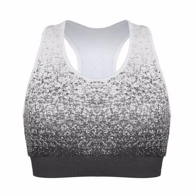 Gray bra Женский градиентный спортивный бюстгальтер для фитнеса+ штаны, комплект из 2 предметов, высокие эластичные спортивные Леггинсы, комплект для йоги, женские спортивные костюмы, одежда для спортзала, спортивная одежда - Цвет: Gray bra
