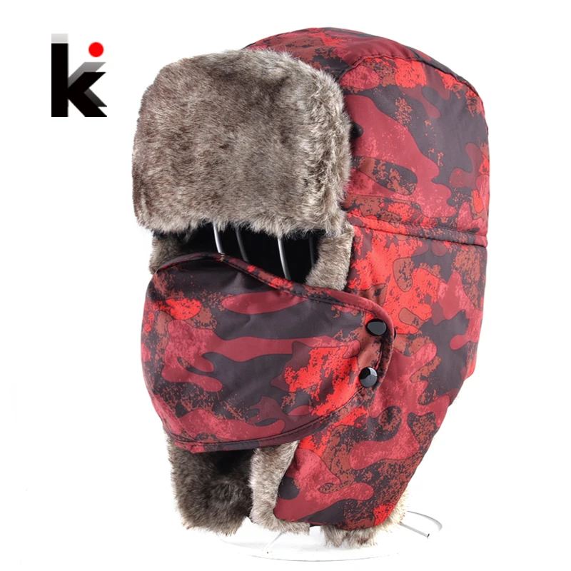 зимняя шапка авиация для мужчин и женщин русская Толстая из искусственного меха