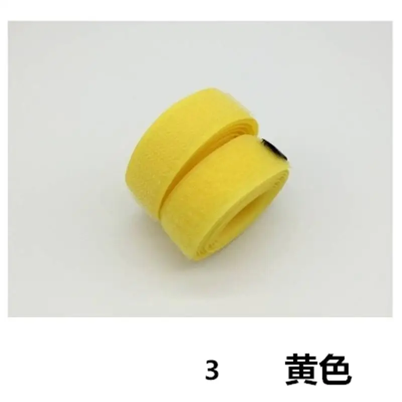 3 Yellow 2cm X 5M Крючок и петля без самостоятельной клейкая крепежная лента волшебный нейлон Klittenband Швейные аксессуары полиэстер Домашний без клея 2 см* 5 метров - Цвет: 3 Yellow 2cm X 5M