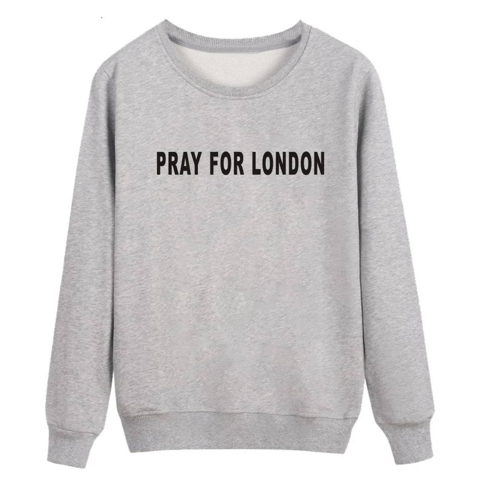 Aikooki Pray for london толстовка с капюшоном для мужчин и женщин черный хлопок хип-хоп