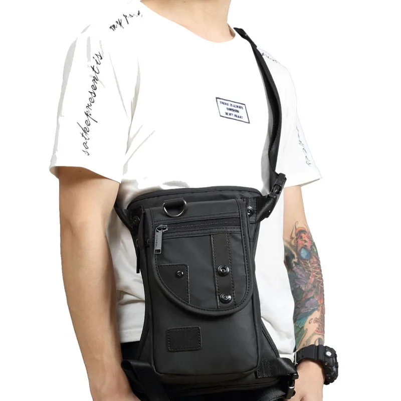 Водонепроницаемая поясная сумка для мужчин повседневная бананка из ткани