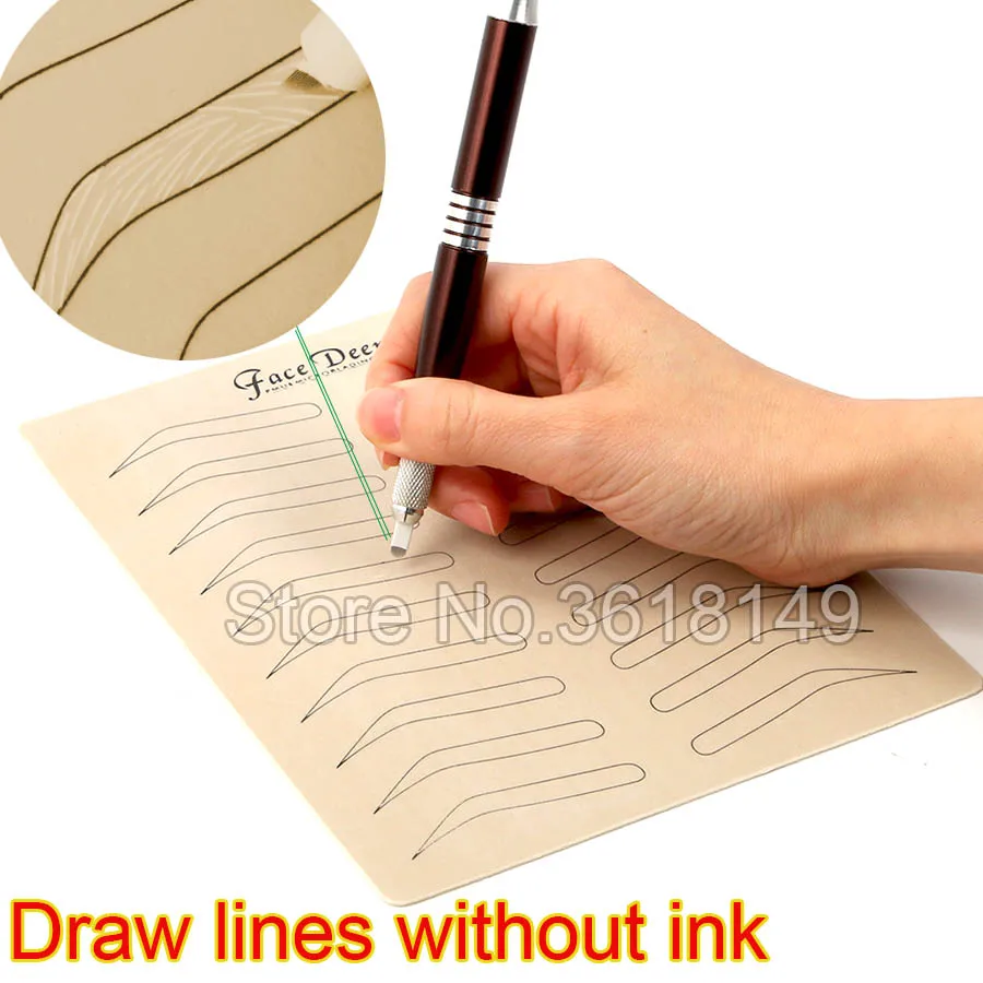 Татуировка для бровей 5 шт. микроблейдинг Перманентный макияж косметика