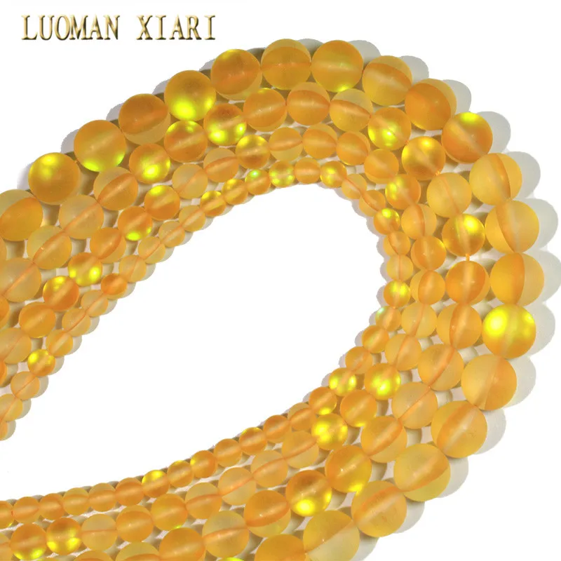 Оптовая продажа желтых австрийских кристальных блестящих каменных бусин для