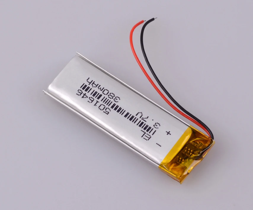 3,7 V 380mAh 501646 Литий-полимерная LiPo аккумуляторная батарея, ионные батареи для samsung YP-U5 плеера, маленькие игрушечные наушники
