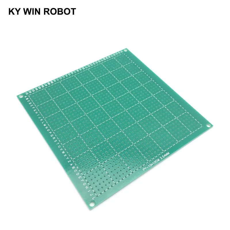1 шт. 10x10 см 100x100 мм Односторонний Прототип PCB универсальная печатная плата для Arduino