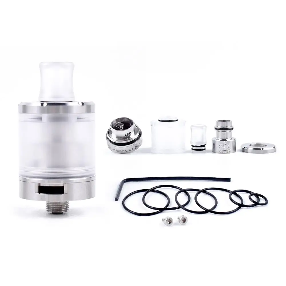 Регулируемый воздушный поток вулкани Dvarw V2 MTL RTA Полупрозрачная трубка 22 мм для