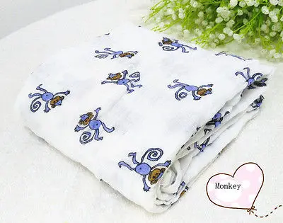 Детские Муслина Пеленки Одеяло Новорожденного 100% Хлопок Пеленание Полотенце |