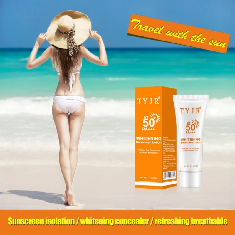 SPF50+ отбеливающий крем для тела/лица солнцезащитный крем для кожи антивозрастной увлажняющий солнцезащитный крем для лица