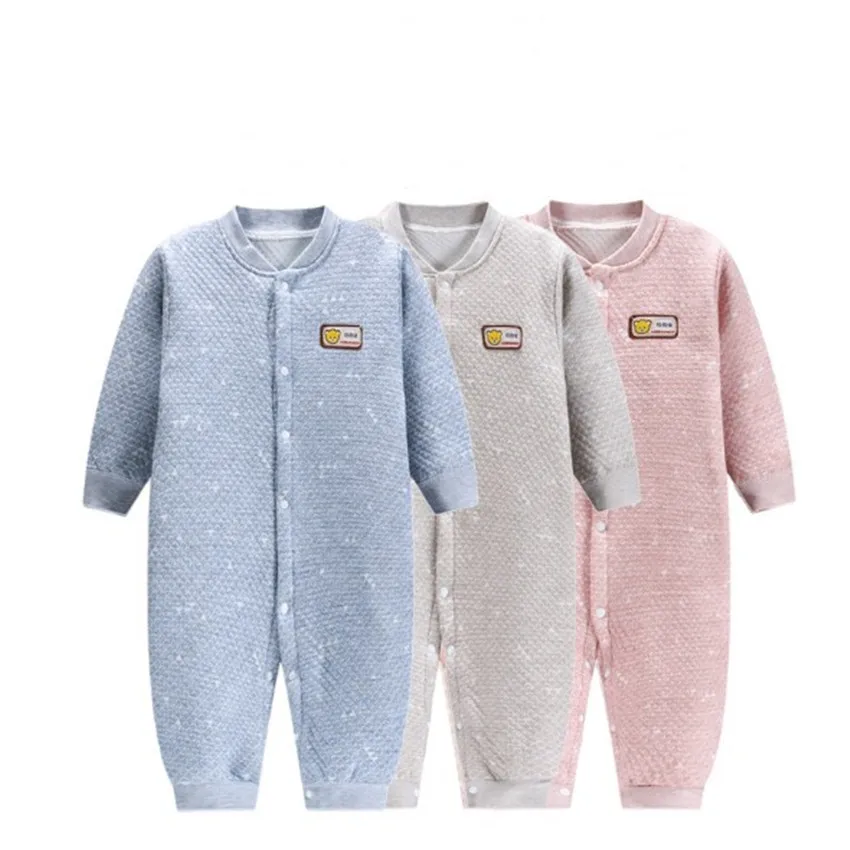 Одежда унисекс для новорожденных мальчиков и девочек Roupa De Bebes зимняя одежда