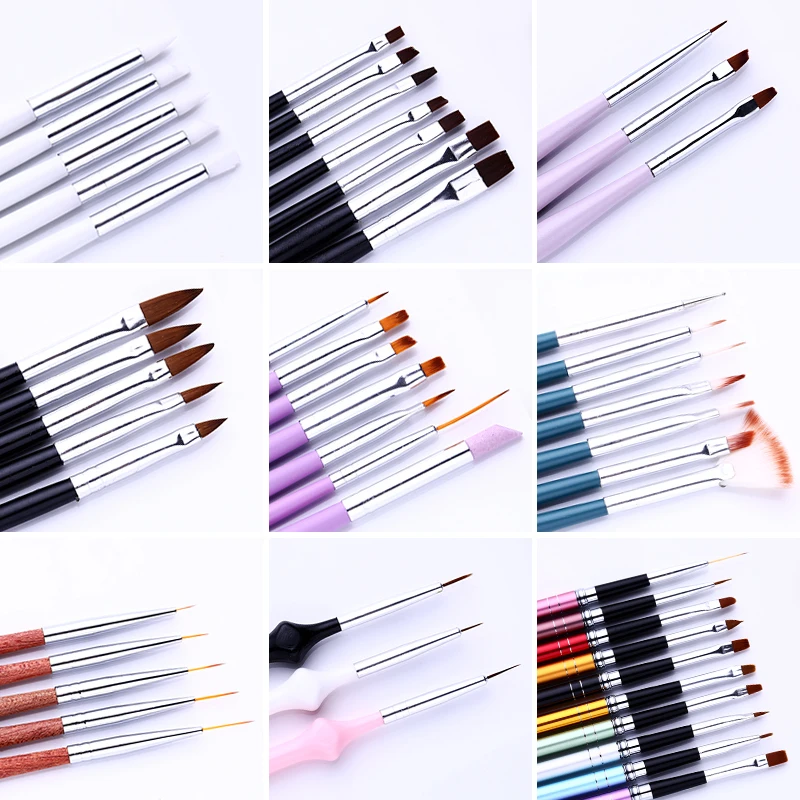 Кисть BORN PRETTY для дизайна ногтей кисть рисования лайнером цветком ручкой