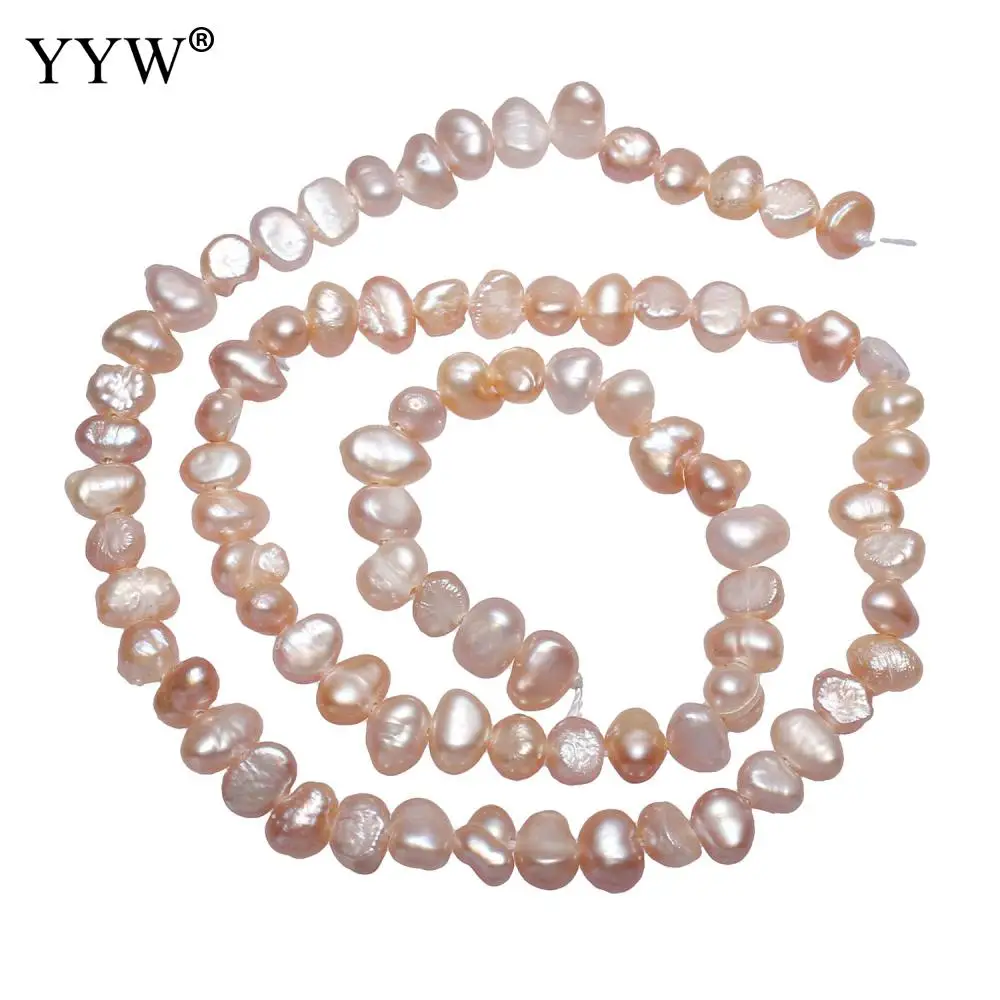 

Cultured Potato Freshwater Pearl Beads Natural Pink 4-5mm Approx 0.8mm Sold Per Approx 14 Inch Strand