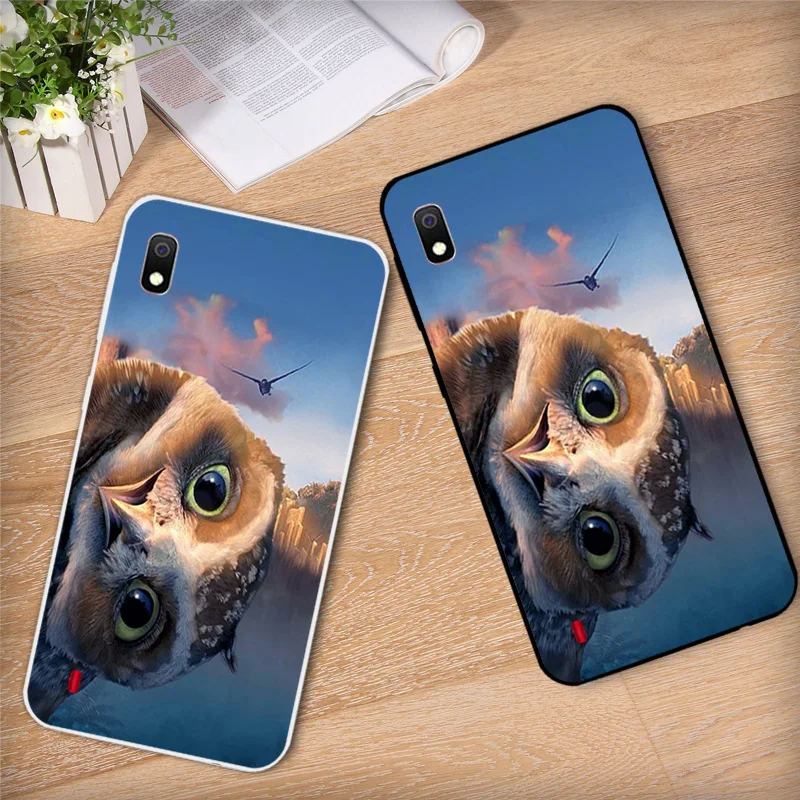 Чехол для телефона samsung Galaxy A10 с анималистическим принтом из мягкой искусственной