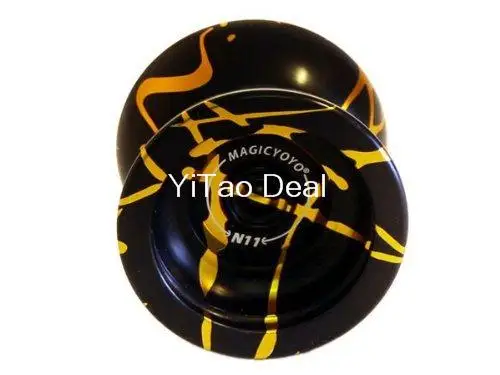 Новая версия Magic YOYO N11 сплав алюминия профессиональная йо игрушка черный с