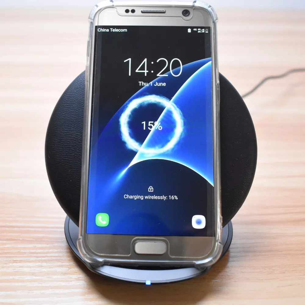 EAmpang Qi складное/Вертикальное Быстрое беспроводное зарядное устройство для Samsung